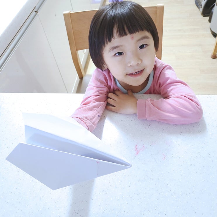  비행기 그리기와 종이비행기 접기 중 아이가 하기 더 쉬운 만들기는?