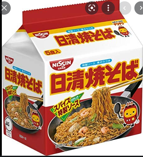 어제 점심에 야키소바했어요 (봉지 일본 야키소바 )