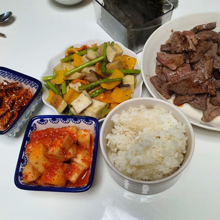  10월 둘째주 3인가족 주간밥상