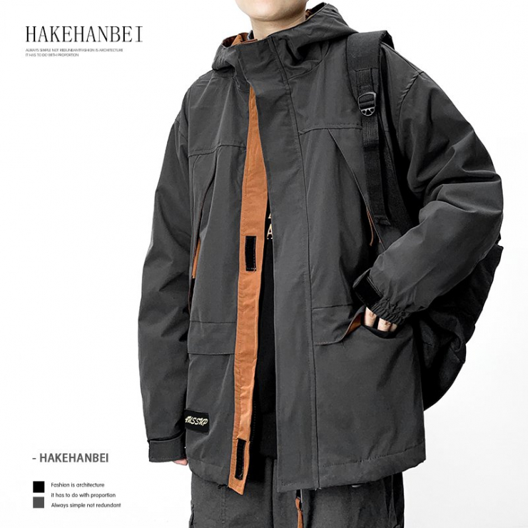 겨울 자켓 남성 일본 조수 브랜드 느슨한 대형 코튼 의류 트렌디 겨울 캐주얼 작업복 자켓