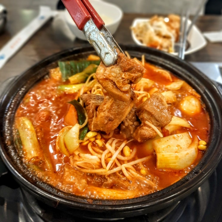  돈스갈비찜 (인천뚝배기) :: 인천 부평 매운갈비찜 맛집 (계란찜 +볶음밥 콤보)