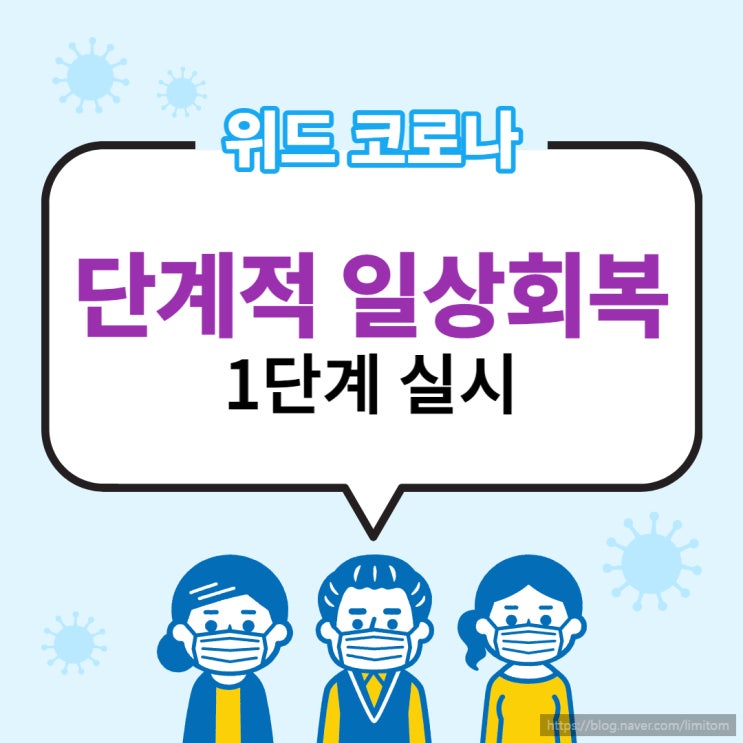 사회적 거리두기 조정안, 이제는 단계적 일상회복 1단계 시작! (11월 1일부터 4주간) 사회적 거리두기 조정안, 이제는 단계적 일상회복 1단계 시작! (11월 1일부터 4주간)