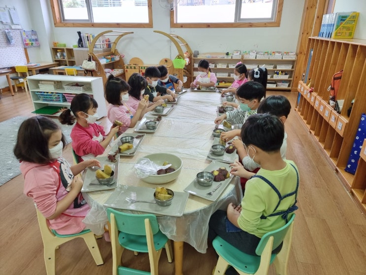  고구마 경단 만들기