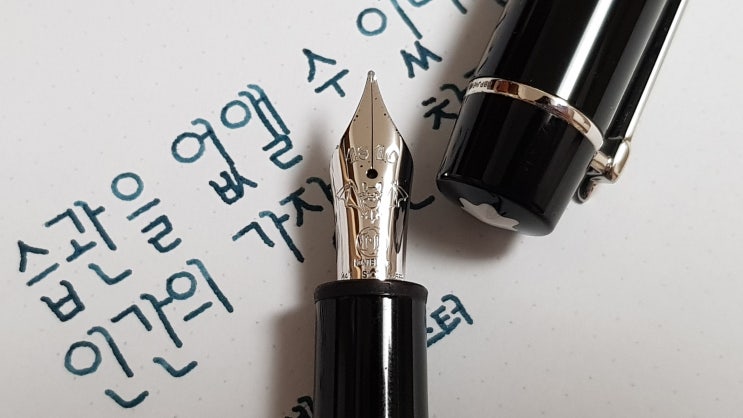  가장 큰 착각 (ft. 몽블랑 요한 스트라우스 만년필 실제 사용 영상)