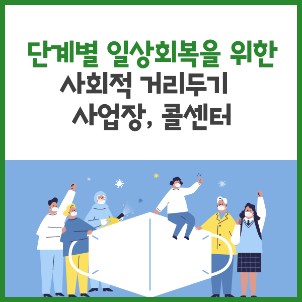 코로나19 단계별 일상회복을 위한 사회적 거리두기 - 사업장, 콜센터