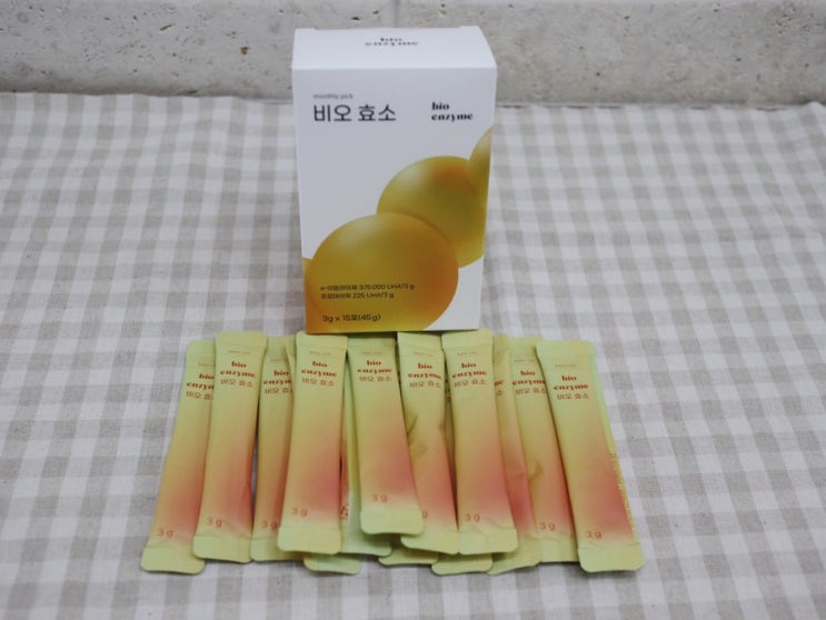  먼슬리픽 비오효소 맛있고 건강한 효소 추천