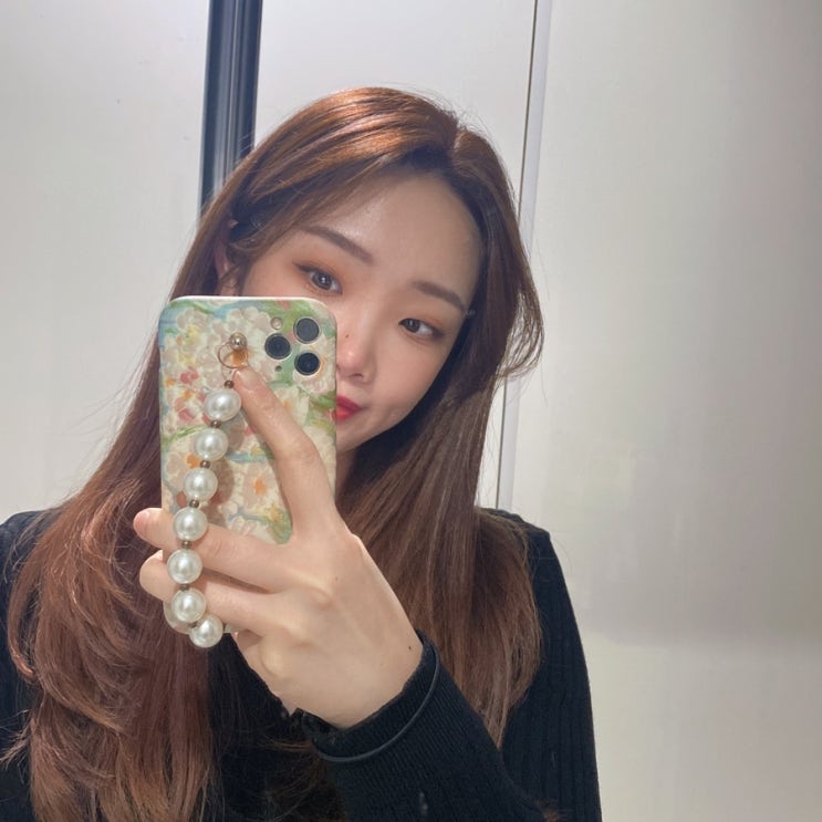  오랜만에 염색  옴브레 발레아쥬