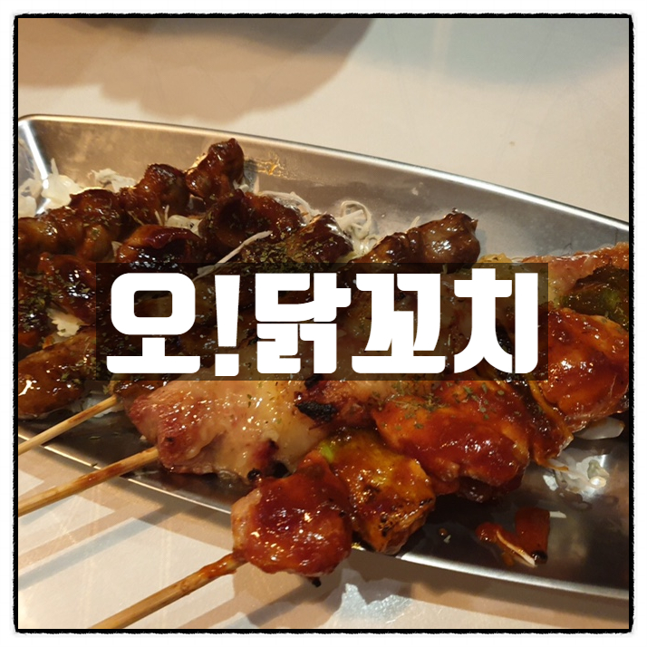 대전유천동맛집 '오닭꼬치' 에서 와이프랑 닭꼬치데이트