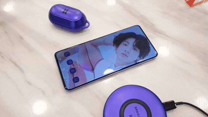  삼성 갤럭시 버즈 + BTS 에디션 내돈내산 사용후기: )I PURPLE YOU