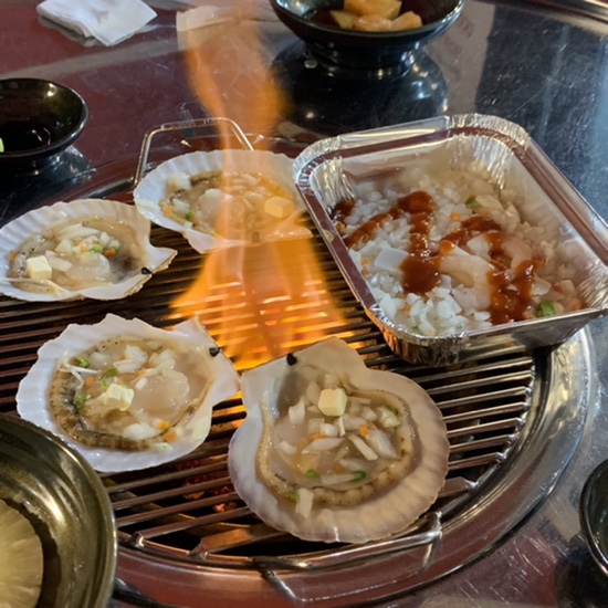  울산 푸짐한 조개구이 맛집 일산지 미스공 조개구이 & 해산물