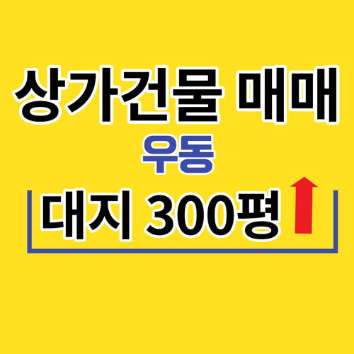  해운대구 우동 상가건물 매매 300평이상 [A-1038]