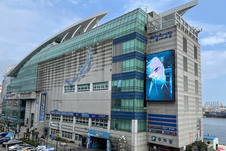  부산 자갈치시장, 케이시스와 초대형 버티컬 LED전광판 설치