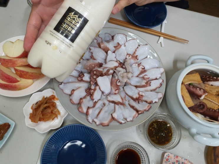  코스트코문어로 문어샤브샤브하는법 환절기보양식 강추!