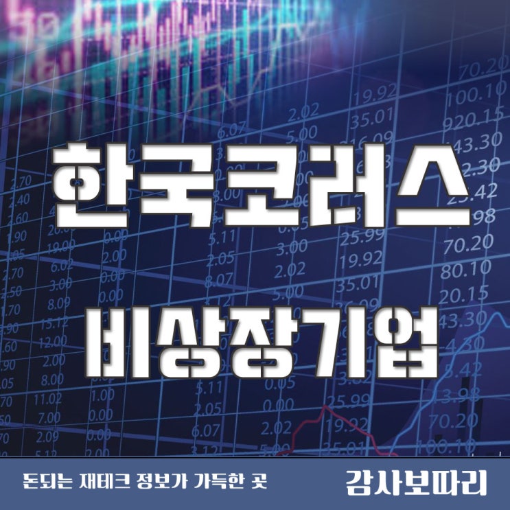  장외주식시장 한국코러스 비상장기업