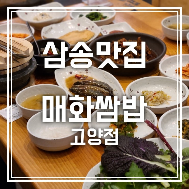 서오릉 고양이케아맛집 매화쌈밥 고양점 고양시민은 다 아는 맛집