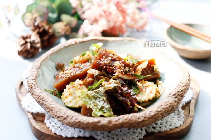 도토리묵무침 만드는법 알토란 묵요리 도토리묵 간장양념장 : 네이버 블로그