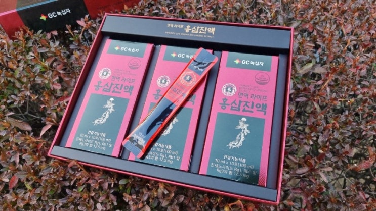  홍삼선물 홍삼스틱 GC녹십자 면역 라이프 홍삼진액