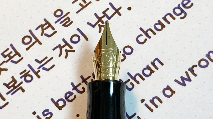  바꿀 수 있는 용기 (ft. 워터맨 찰스톤 만년필 실제 사용 영상)