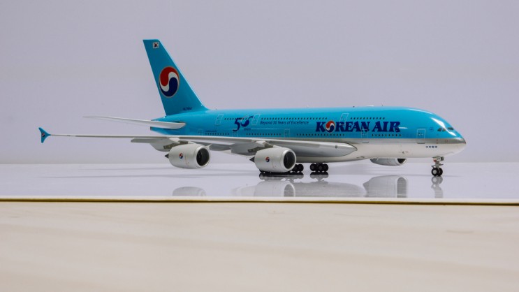 1:200 JC wings 대한항공 Korean Air A380-800 50주년 기념 특도 HL7614 BBOX2543 다이캐스트 모형 모델