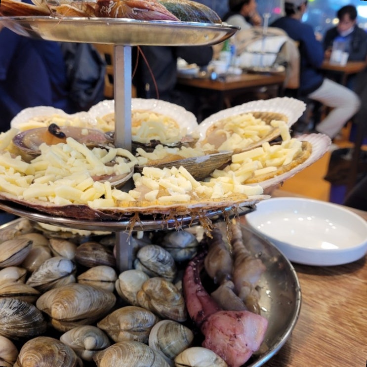  동두천 지행 맛집 가성비 조개구이와 조개찜 해물천하 조개구이