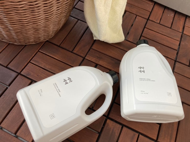  친환경 세탁세제 생활백서 성분좋은데 가성비까지 굿