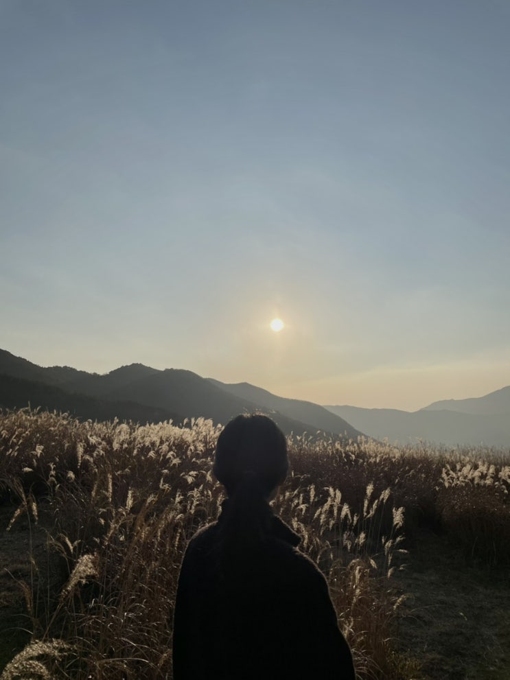  영남알프스 여행 - 노을 질때 보는 영남알프스