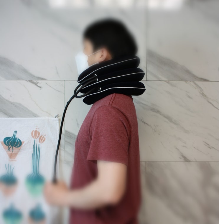  거북목 탈출 큐리넥 목견인기  후기