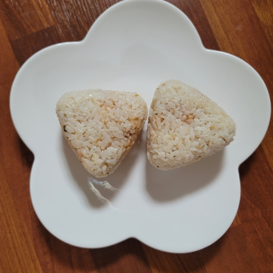 간단한 아침 도시락 볶음김치 스팸 주먹밥 만들기