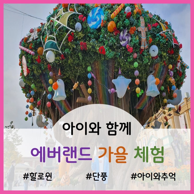 [아이와함께]추억이 쌓이는 에버랜드로 가요~!!