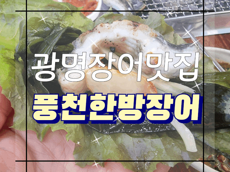  밤일마을 맛집/광명 장어맛집 풍천한방장어에서 보양식 장어 빵빵하게 먹기!