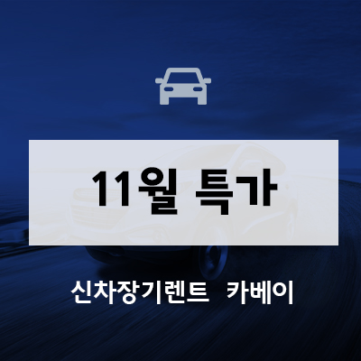 11월 특가 할인, 딱 이번 달까지