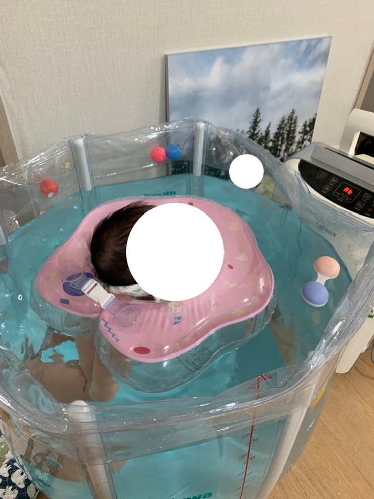 [내돈내산] 일루와 아기 수영장/목튜브 솔직 장단점/사용시기