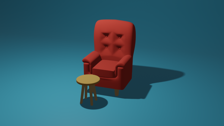 [Blender 3d] 소파 sofa 만들기