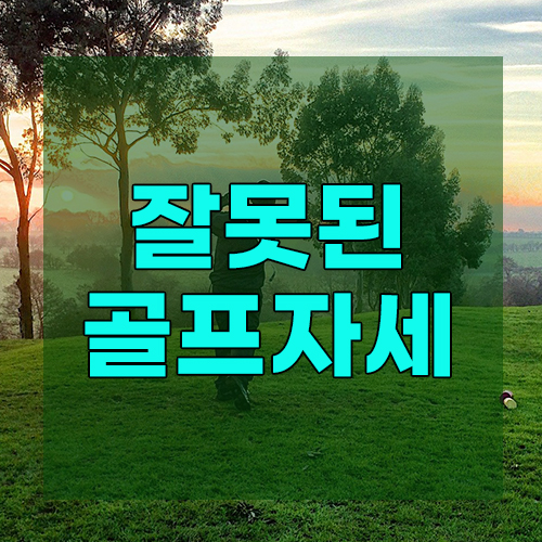  잘못된 골프자세 스웨이, 오버스윙에 대해 알아봅시다.