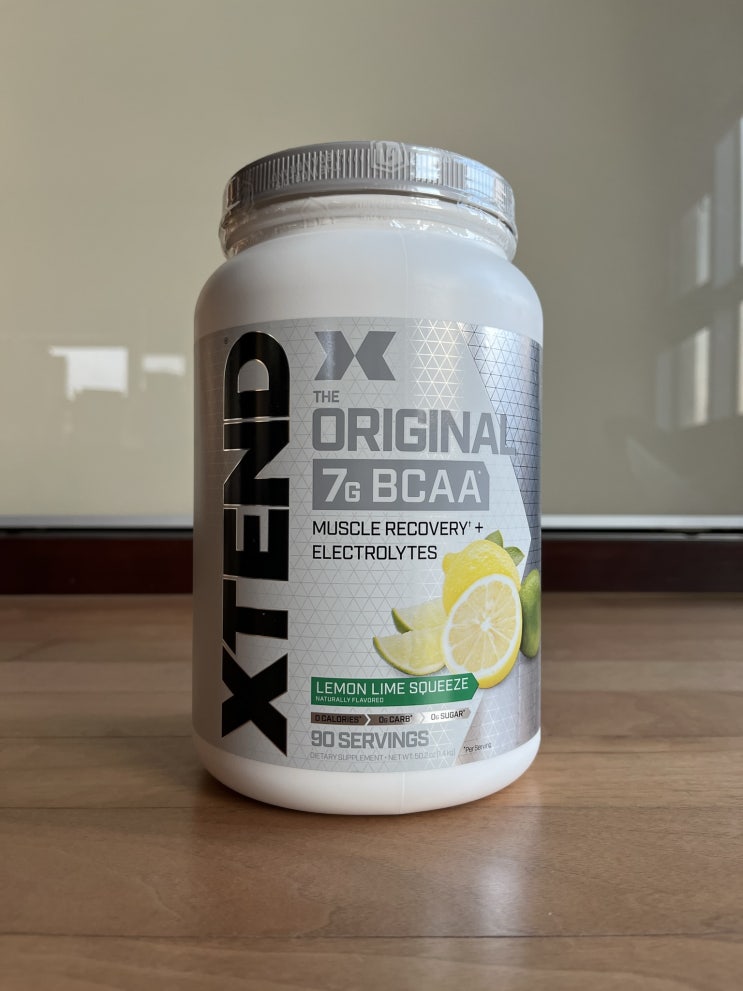  엑스텐드 XTEND 레몬라임맛 BCAA추천!