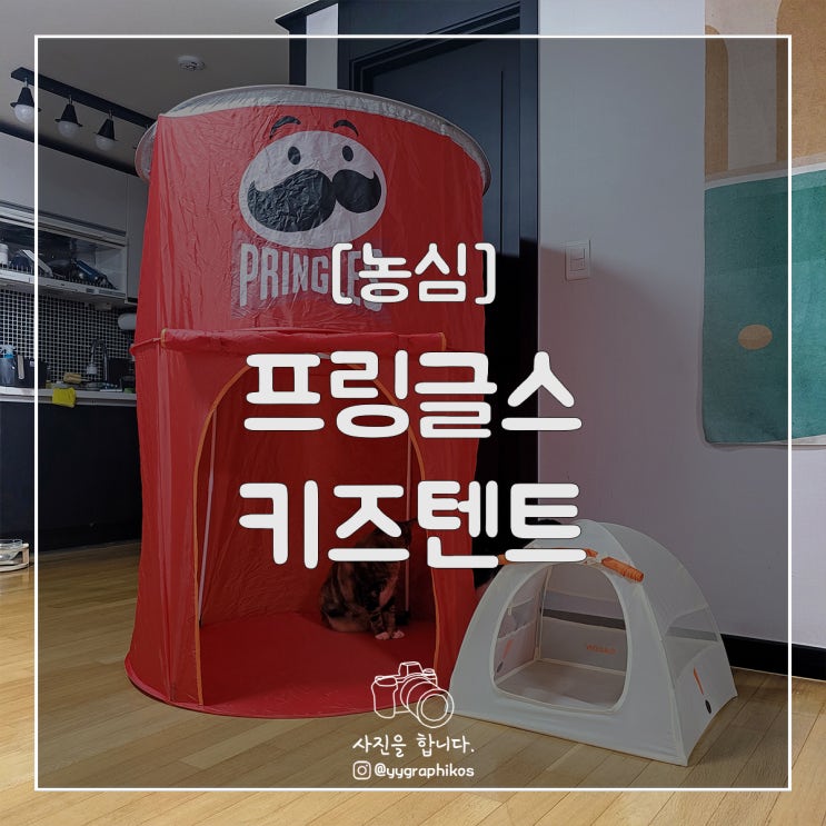  [굿즈] 농심 - 프링글스 키즈텐트 [CU 한정판]