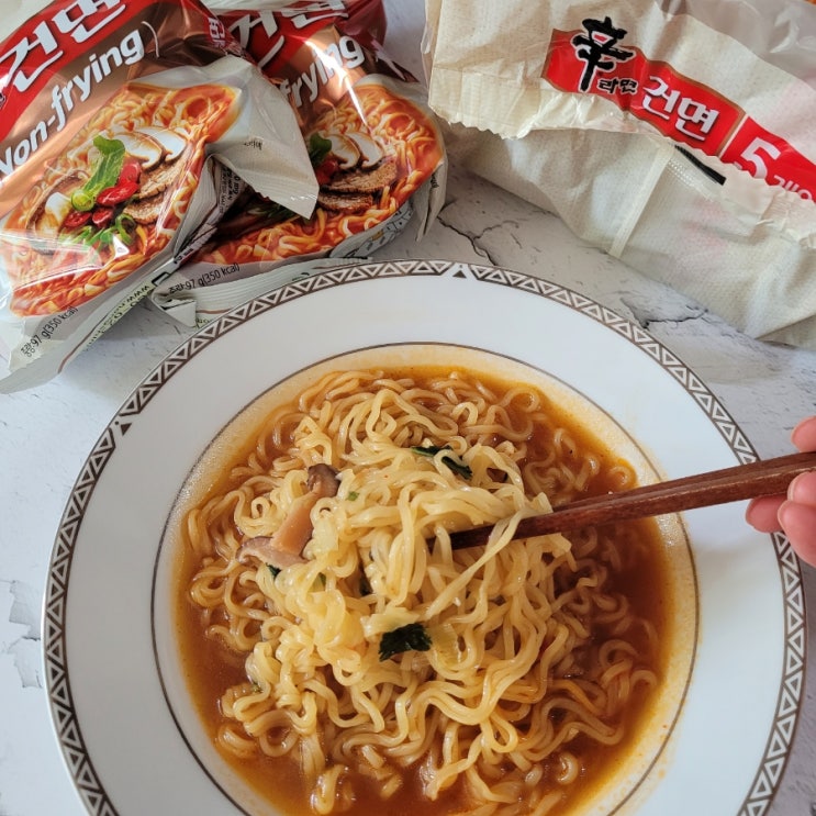 다이어트라면 추천 신라면보다 맛있는 신라면건면