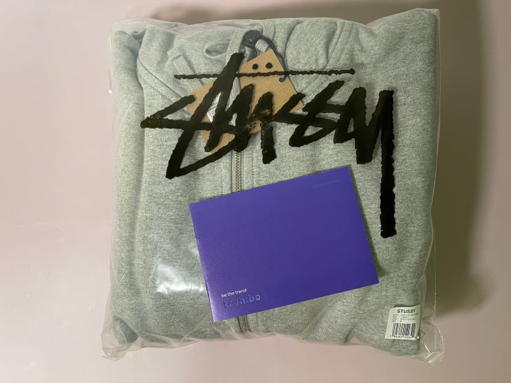 STUSSY 스투시 후드집업 콘트라스트 스티치 트렌비에서 구매