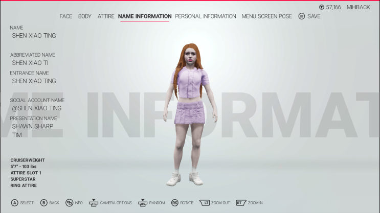  WWE2K19 CAW