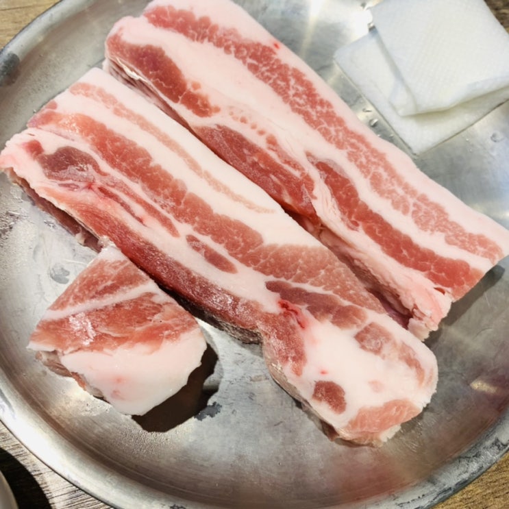  하남 미사 삼겹살 맛집 < 육미애 > 금요일 점심엔 고기   feat. 청국장