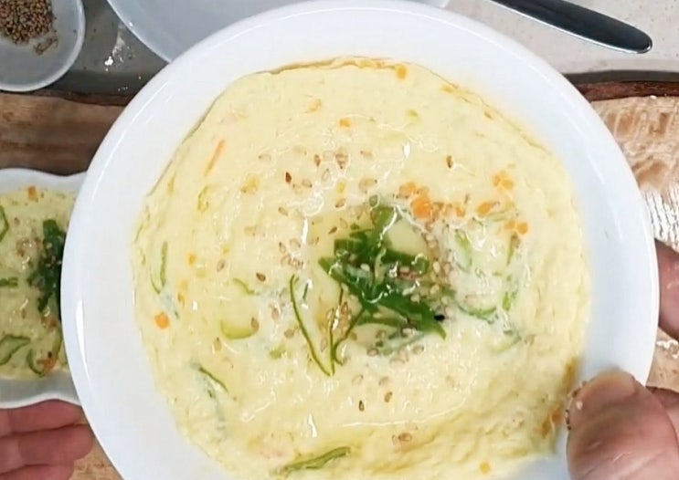  초간편전자렌지계란찜!초간단음식점 계란찜 완벽재연!