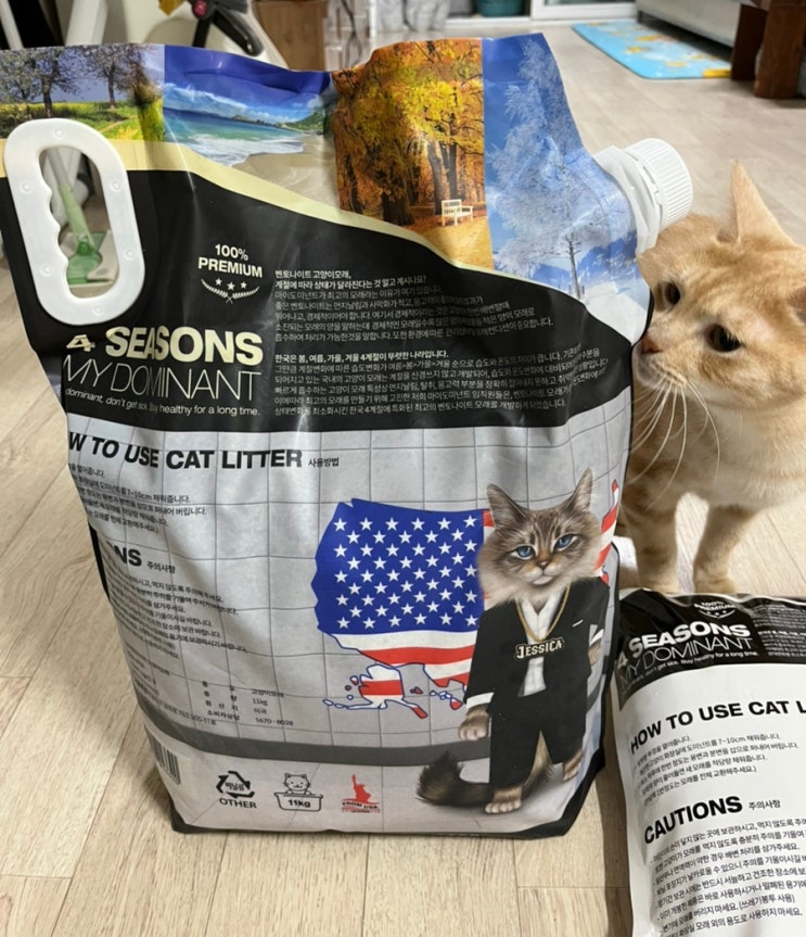  고양이 벤토나이트 모래 - 마이도미넌트 강추