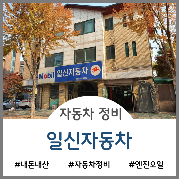  내 차의 주치의 일신자동차 정비소