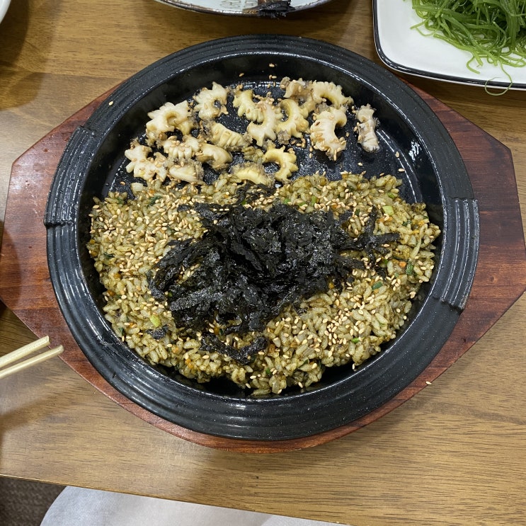 전복철판덮밥이 맛있는 일광 해수욕장 맛집 한올