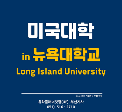 [미국대학] in 뉴욕대학교 - 롱아일랜드대학교 Long Island University) / 부산유학원