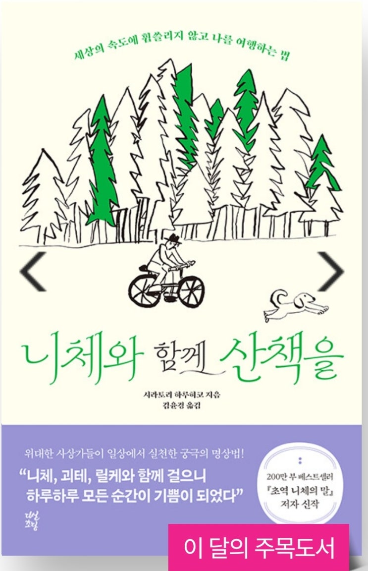  200만부 베스트셀러, 이달의 도서 니체와 함께 산책을