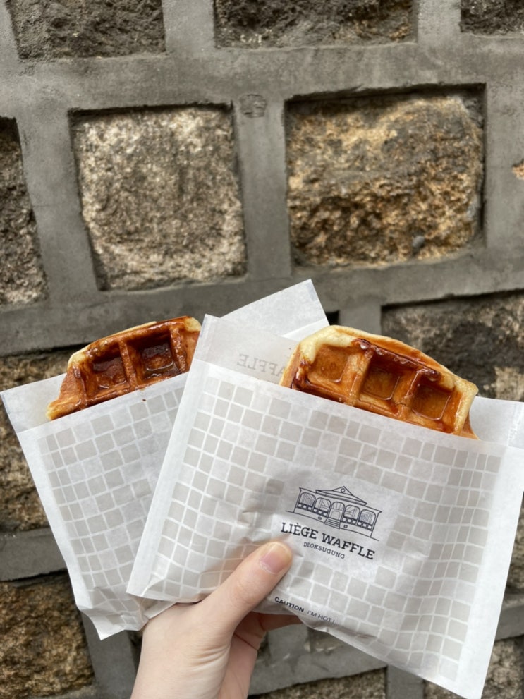  시청역 디저트 맛집, 덕수궁 리에제 와플 웨이팅 후기