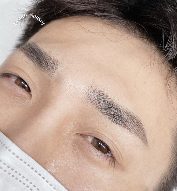  부평 뷰티선셋 / 남자 자연눈썹 진짜 자연스럽네..