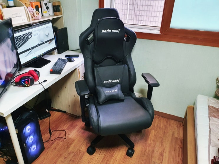  안다시트 카이저2 게이밍의자 무소음 편한 게이밍체어 추천