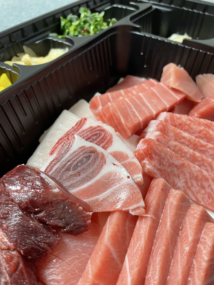  면목역맛집 이어도참치 실장스페샬(1인분) 55,000원 포장 추천!